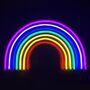 Rainbow Neon Light Sign, thumbnail 1 of 2