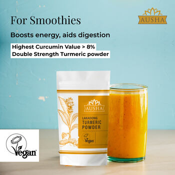 Ausha Lakadong Turmeric Powder 500g Great Taste Award 2025 High Curcumin, 9 of 9