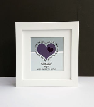 First Holy Communion Personalised Verse Print, 6 of 8