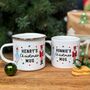 Christmas Enamel Mug With Nutcrackers And Ballerinas, thumbnail 5 of 7