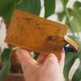 Personalised Leather Luggage Tag With World Map, thumbnail 1 of 12