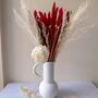 Red Pampas Grass With Vase, thumbnail 1 of 3