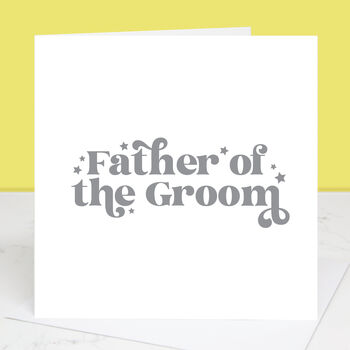 Wedding Card For Father Of The Groom, 3 of 6