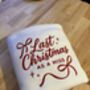 Embroidered 'Last Christmas As A Miss' Sweatshirt, thumbnail 3 of 3