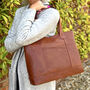 Women's Genuine Leather Tote Bag, Handbag, Shoulder Bag, thumbnail 3 of 3