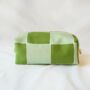 Tilly Make Up Bag Forest And Sage, thumbnail 1 of 2