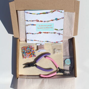 Make Beaded Necklaces With Freshwater Pearls Kit, 4 of 12