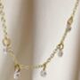 Pear Diamond Five Dangle Necklace, thumbnail 1 of 7