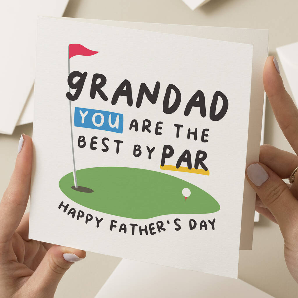 Grandad Golf Lover Card By Paper Scene