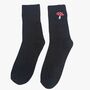 Women's Toadstools Embroidered Cotton Ankle Socks Five Pack, thumbnail 5 of 7