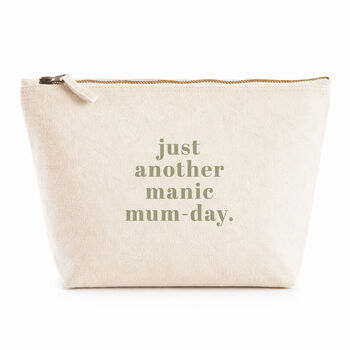 Personalised Makeup Travel Bag Gift For Mum Manic Mum Day, 7 of 8