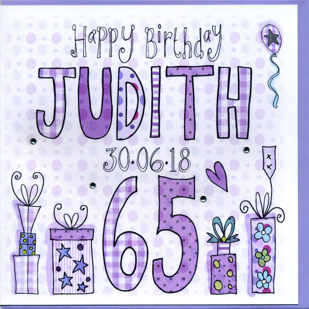 What To Write In A 65th Birthday Card - Printable Cards