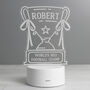 Personalised Trophy LED Colour Changing Night Light, thumbnail 4 of 9