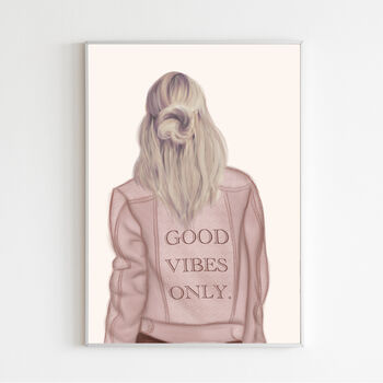 Good Vibes Only Fashion Print, 2 of 3