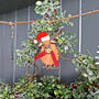 Highland Cow Coo And Christmas Tree Garland, thumbnail 4 of 4