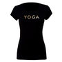 Gold 'Yoga' T Shirt, thumbnail 2 of 2