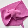 Lambswool Knitted Neckerchief, thumbnail 4 of 12
