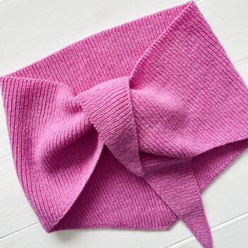 Lambswool Knitted Neckerchief, 4 of 12
