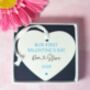 First Valentine's Day Keepsake Ornament, thumbnail 3 of 4