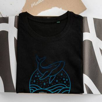 Illustrated Whale Cotton Tee, 2 of 7
