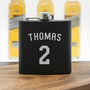 Personalised Football Shirt Hip Flask, thumbnail 2 of 10