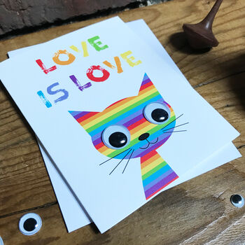 Love Is Love Valentines Card, 2 of 3