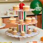 Colourful Party Three Tier Cake Stand, thumbnail 1 of 3
