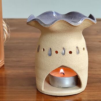 Handmade Ceramic Oil And Wax Burner Home Fragrance Gift In Pastel Colours, 10 of 12