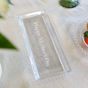 Personalised Beaded Glass Serving Plates, 3 of 8