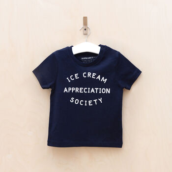 'Ice Cream Appreciation Society' Toddler T Shirt, 5 of 5