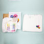 Party Pansies T Shirt Cross Stitch Kit, thumbnail 4 of 6