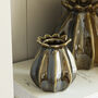 Dark Green Poppy Ceramic Bud Vase, thumbnail 3 of 4