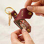 Personalised Leather Photo Keyring Gift For Her, thumbnail 2 of 9