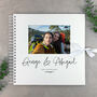 Personalised Couples Names Photo Keepsake Memory Scrapbook For Valentines Day, Anniversary And Weddings, thumbnail 1 of 4