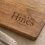 Personalised Long Wedding Mango Serving Board, thumbnail 2 of 2