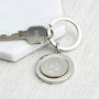 18th Or 21st Personalised Ten Pence Keyring, thumbnail 3 of 6