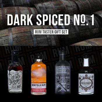 Dark Spiced Rum Taster Set Gift Box One, 2 of 5