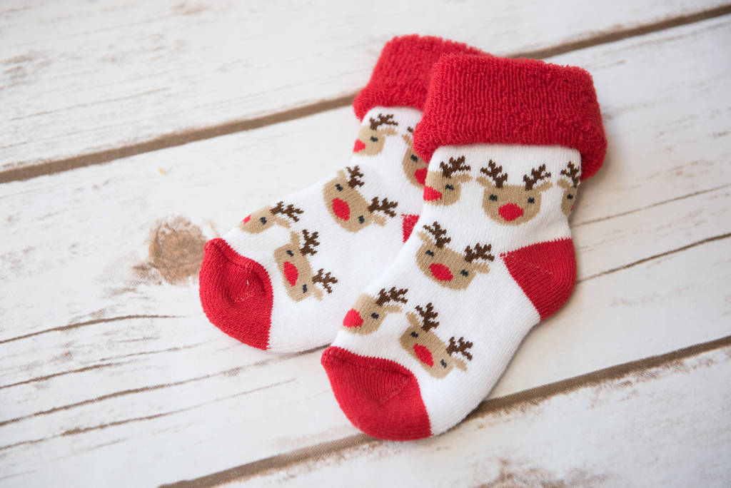 Baby best sale santa socks