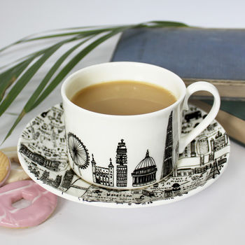 Central London Teacup And Saucer Set, 2 of 4
