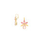 Pink Crystallized Drop French Hooks, thumbnail 3 of 3