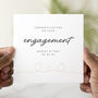 Personalised Simple Engagement Card, thumbnail 1 of 3