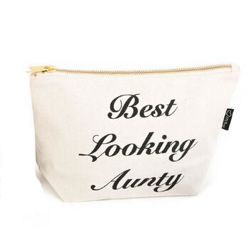 Best Looking Aunty Personalised Make Up Bag, 3 of 3