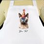 Personalised Gift Apron Cat Birthday Party Hat. 20 Different Breeds, thumbnail 4 of 12