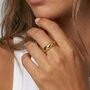 Bobble Dome Ring In 18k Gold, Women's Jewellery, thumbnail 2 of 3