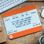 Personalised Train Ticket Mouse Mat, thumbnail 1 of 6
