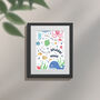 Personalised Under The Sea Children’s Nursery Framed Print, thumbnail 3 of 10