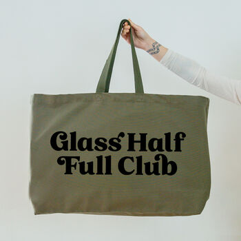 Olive Really Big Bag. Glass Half Full Club. Weekend Bag, 3 of 6