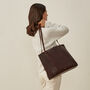 Women's Large Leather Shopper Tote Bag 'Athenea', thumbnail 11 of 12