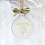 Personalised Christmas Bauble Any Text You Want, thumbnail 3 of 8