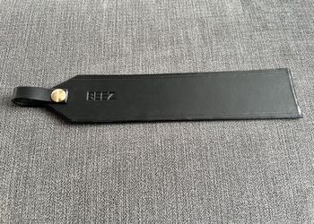 Personalised Embossed Black Leather Bookmark, 9 of 12